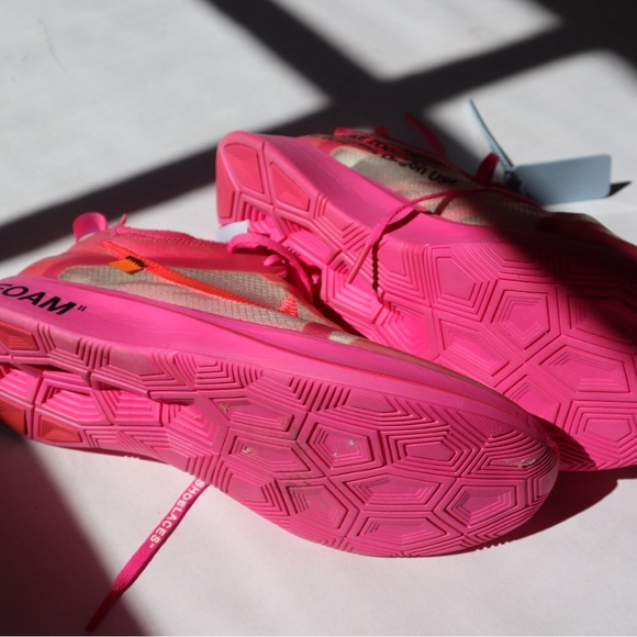 Off-White X Nike Zoom Fly “The 10” Athletic Pink Sneakers - Picture 8 of 8